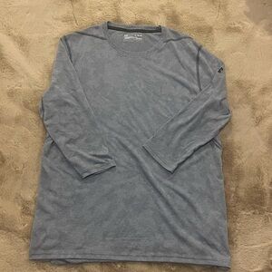 MENS XL EXTRA LARGE UNDER ARMOUR ARMOR LONG SLEEVE GREY SHIRT LIGHT WEIGHT GUC